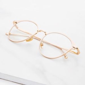 Gold glasses